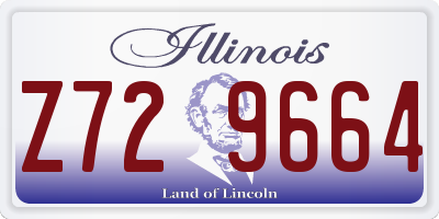 IL license plate Z729664