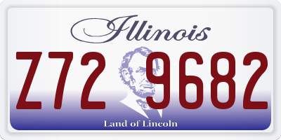 IL license plate Z729682