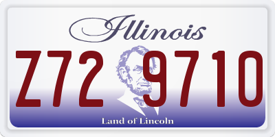 IL license plate Z729710