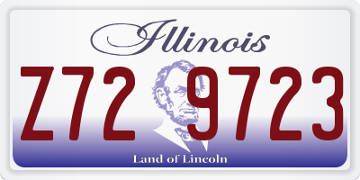 IL license plate Z729723