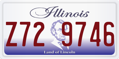 IL license plate Z729746