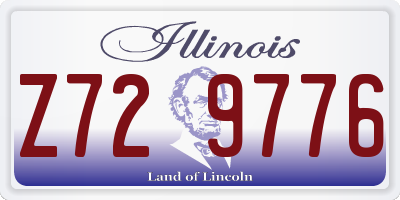 IL license plate Z729776
