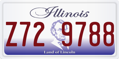 IL license plate Z729788