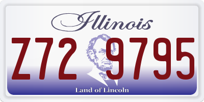 IL license plate Z729795