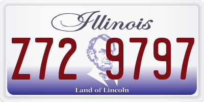 IL license plate Z729797