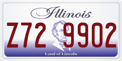 IL license plate Z729902