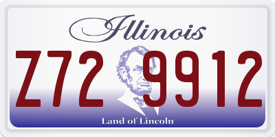 IL license plate Z729912