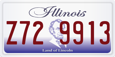 IL license plate Z729913