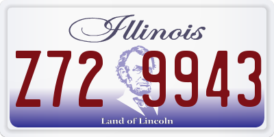 IL license plate Z729943