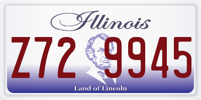 IL license plate Z729945