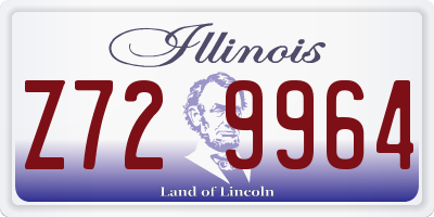 IL license plate Z729964