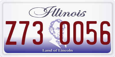 IL license plate Z730056