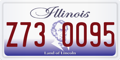 IL license plate Z730095
