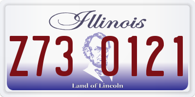 IL license plate Z730121