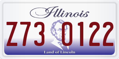IL license plate Z730122