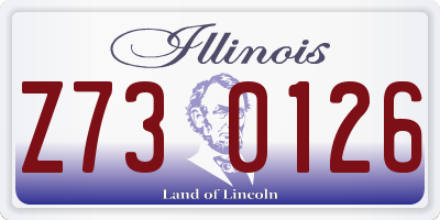 IL license plate Z730126