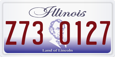 IL license plate Z730127