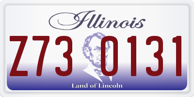 IL license plate Z730131