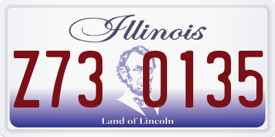 IL license plate Z730135