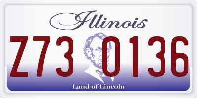 IL license plate Z730136