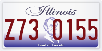 IL license plate Z730155