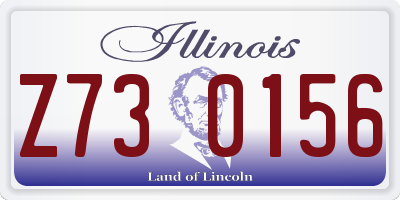 IL license plate Z730156