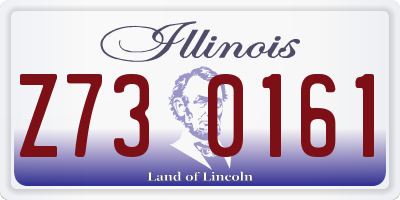 IL license plate Z730161