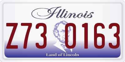 IL license plate Z730163