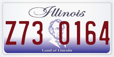 IL license plate Z730164