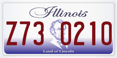 IL license plate Z730210