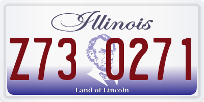 IL license plate Z730271