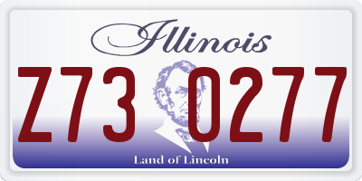 IL license plate Z730277