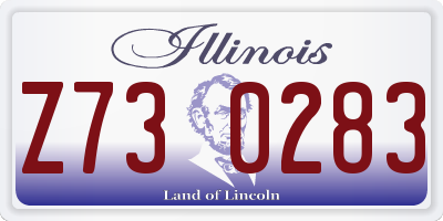 IL license plate Z730283