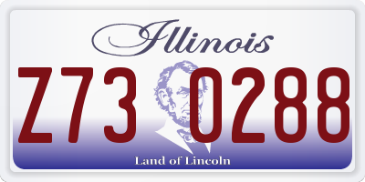 IL license plate Z730288