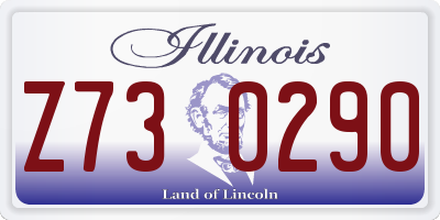 IL license plate Z730290