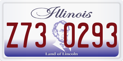 IL license plate Z730293