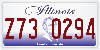 IL license plate Z730294