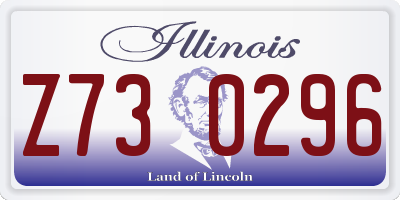 IL license plate Z730296