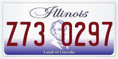 IL license plate Z730297