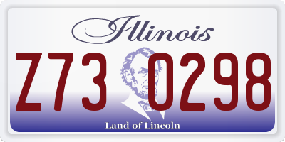 IL license plate Z730298