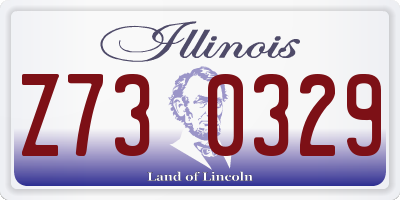 IL license plate Z730329