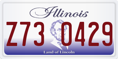 IL license plate Z730429