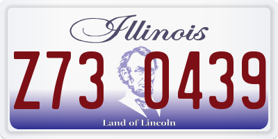 IL license plate Z730439