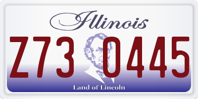 IL license plate Z730445
