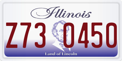 IL license plate Z730450