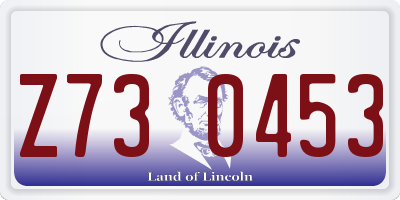 IL license plate Z730453