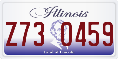 IL license plate Z730459