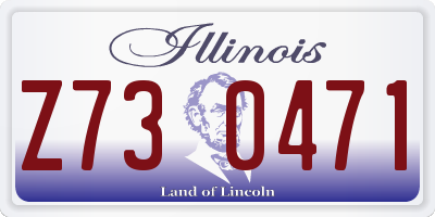 IL license plate Z730471