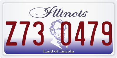 IL license plate Z730479