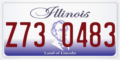 IL license plate Z730483